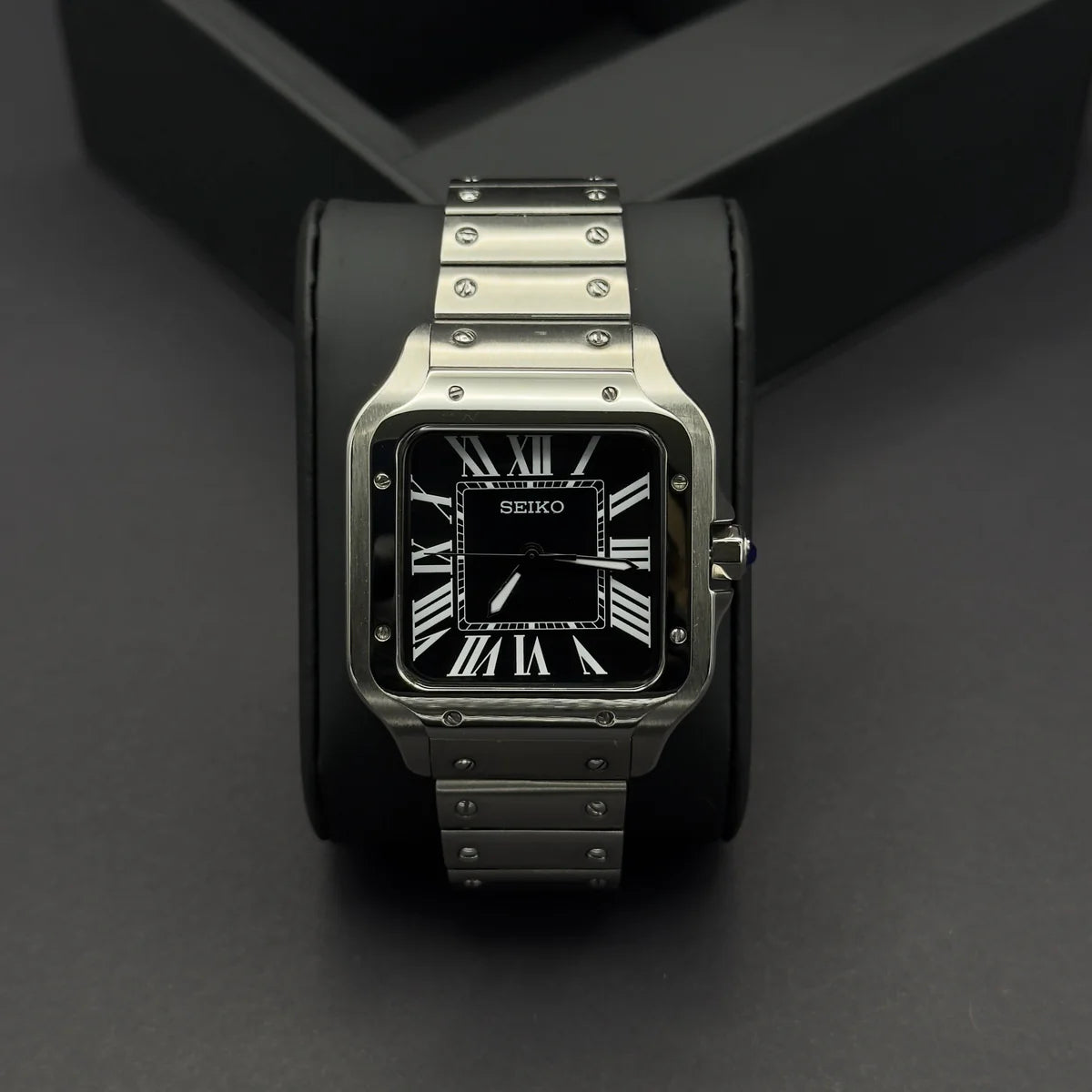 MOD CARTIER SANTOS BLACK