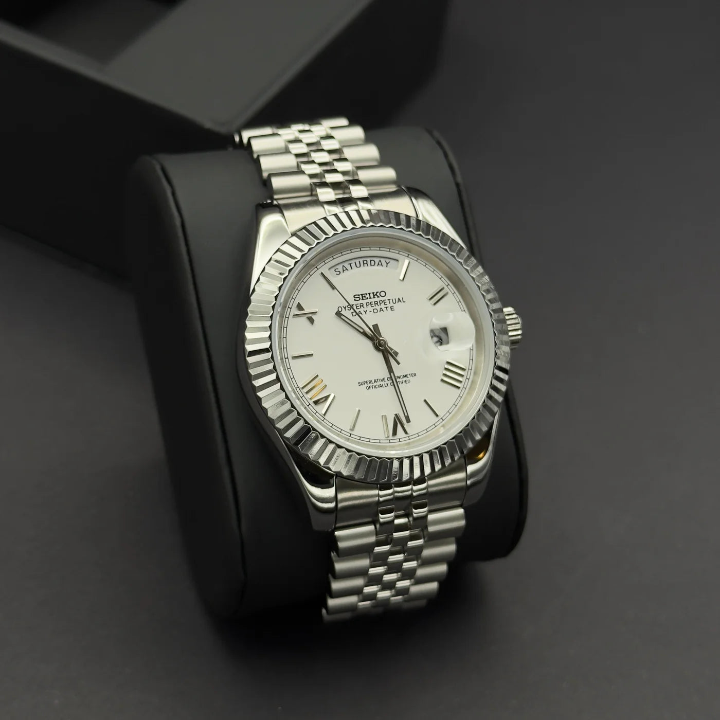 MOD DAYDATE ROMAN WHITE