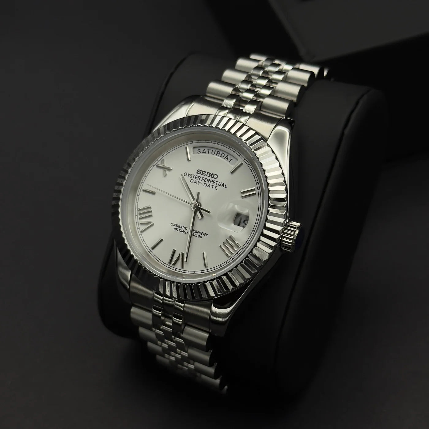 MOD DAYDATE ROMAN WHITE