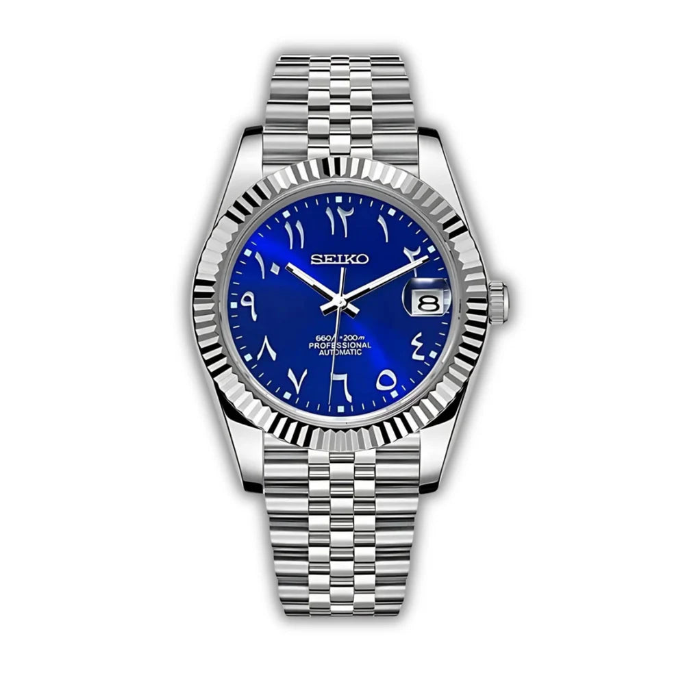 MOD DATEJUST ARABIC DIAL BLUE