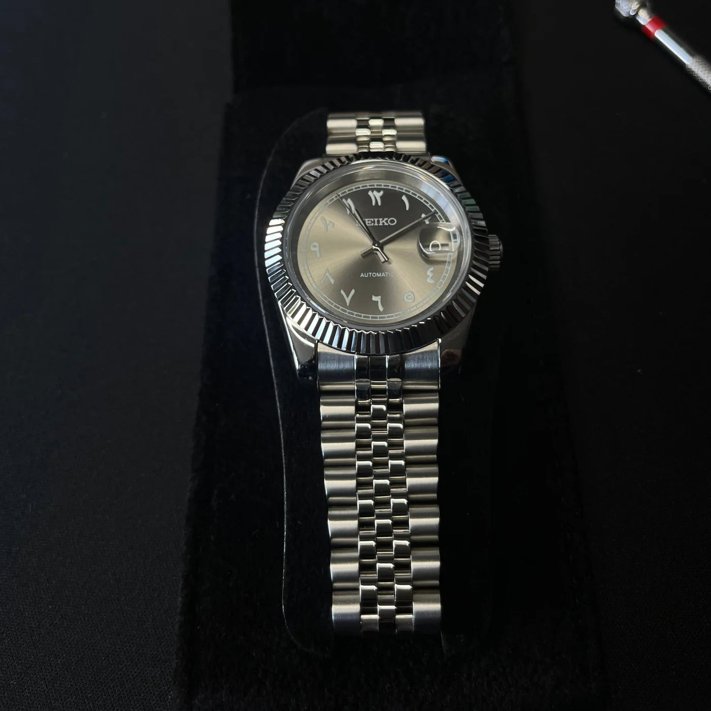 MOD DATEJUST ARABIC DIAL GRIS ALUMINIUM