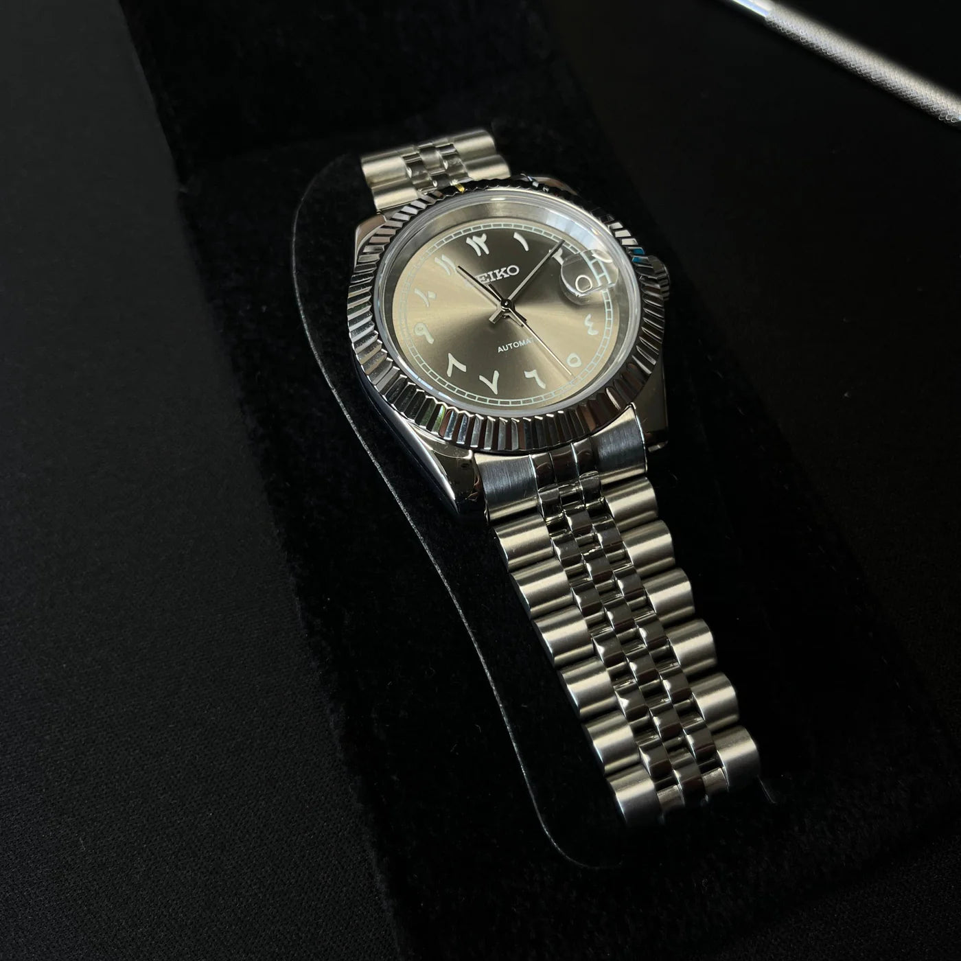MOD DATEJUST ARABIC DIAL GRAY ALUMINUM