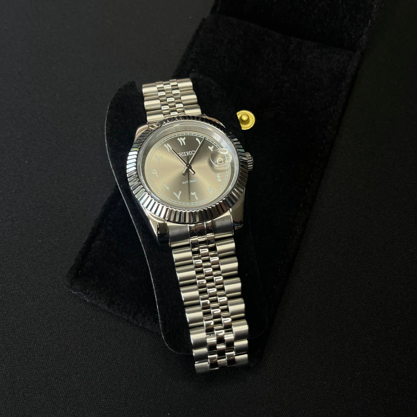 MOD DATEJUST ARABIC DIAL GRIS ALUMINIUM