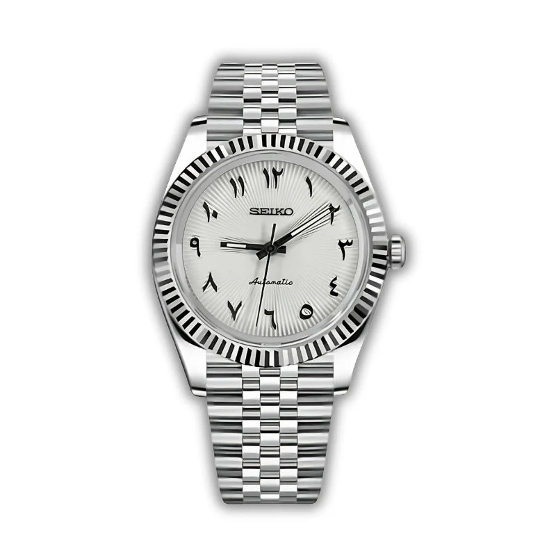 MOD DATEJUST ARABIC DIAL LIGHT WHITE