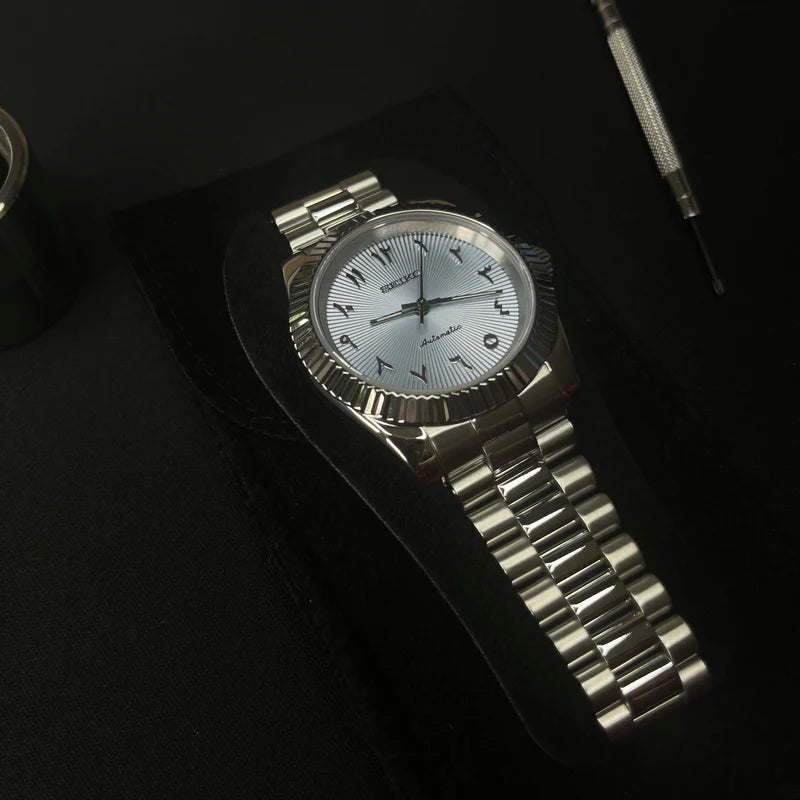 MOD DATEJUST ARABIC DIAL LIGHT BLUE