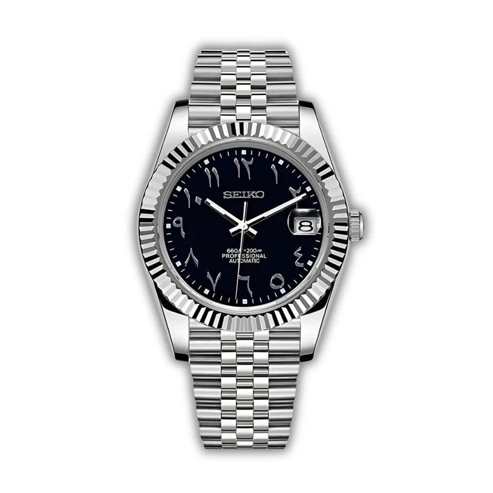 MOD DATEJUST ARABIC DIAL BLACK