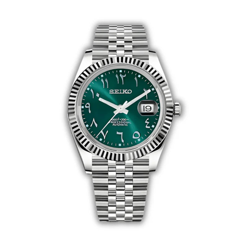 MOD DATEJUST ARABIC DIAL GREEN