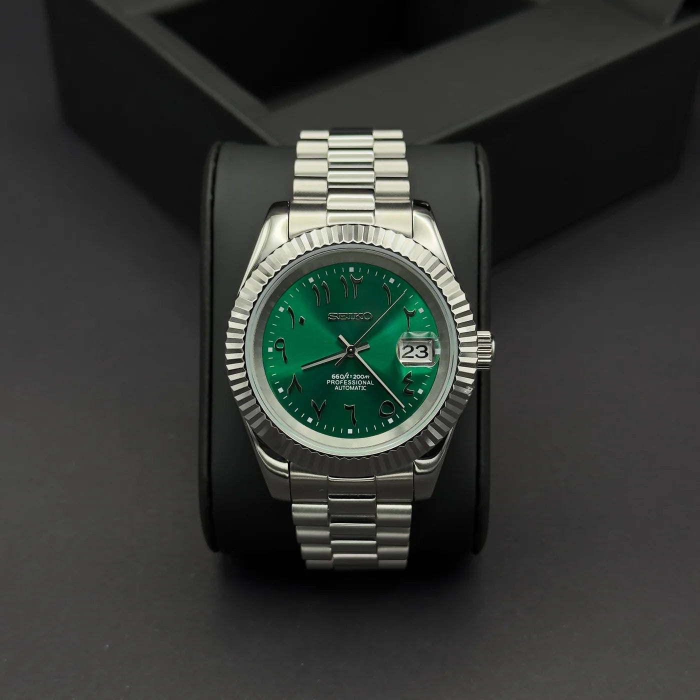 MOD DATEJUST ARABIC DIAL GREEN