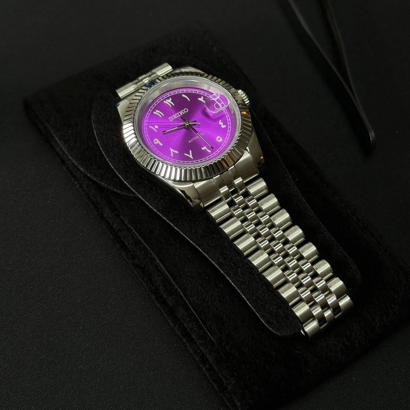 MOD DATEJUST ARABIC DIAL PURPLE 