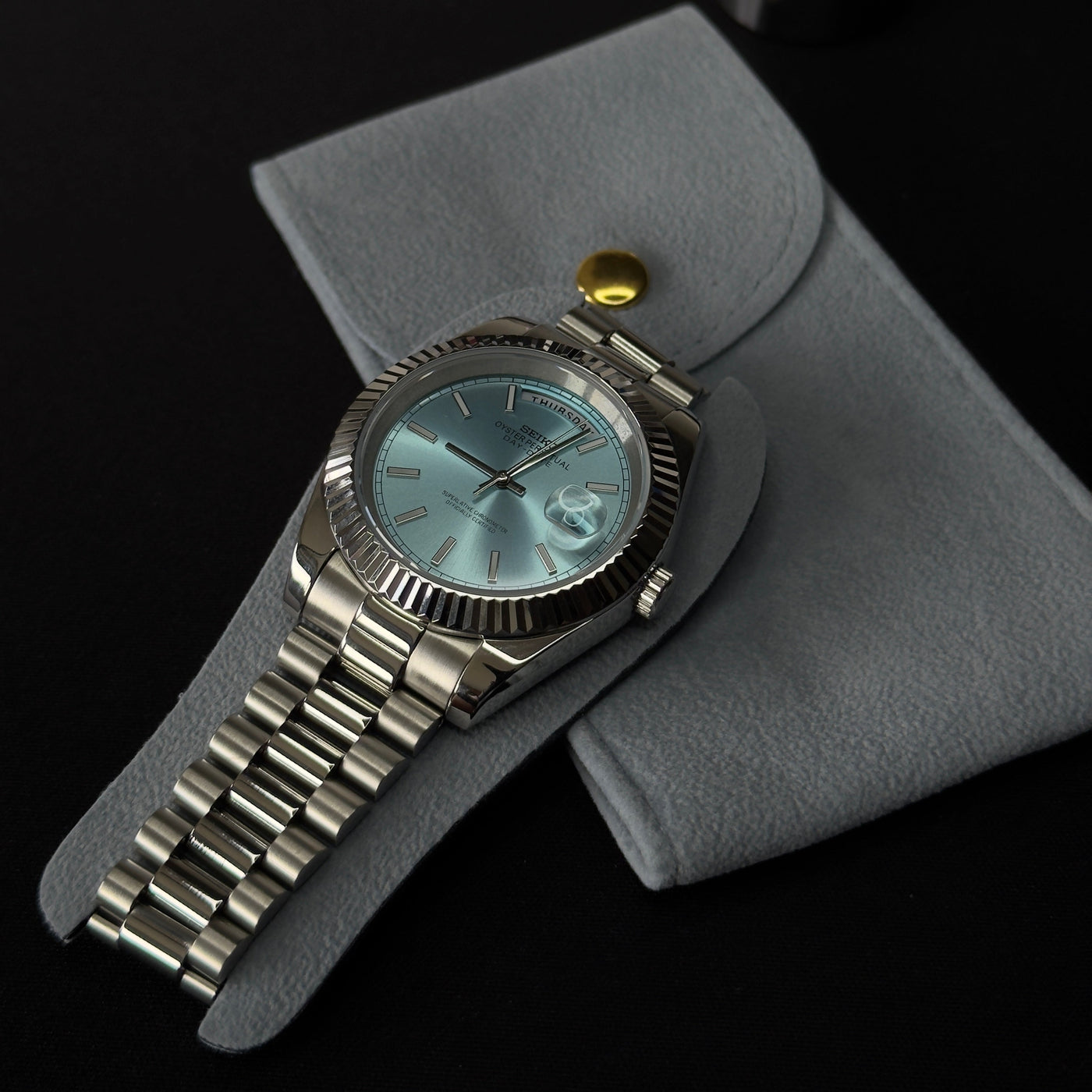 MOD DAYDATE ICE BLUE