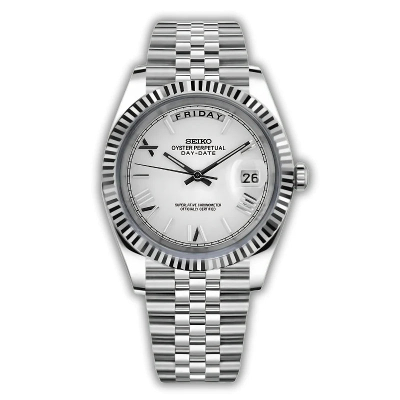 MOD DAYDATE ROMAN WHITE