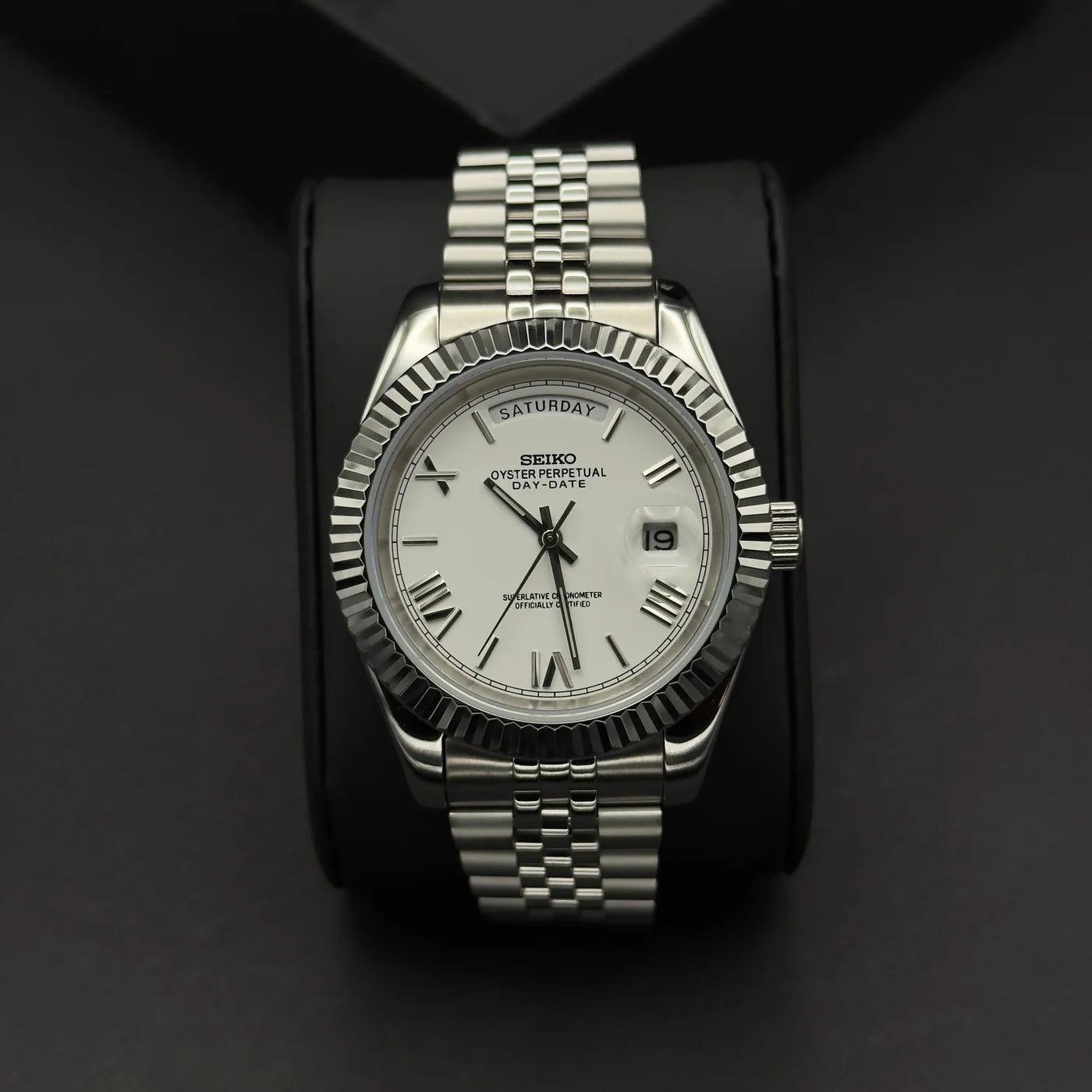 MOD DAYDATE ROMAN WHITE