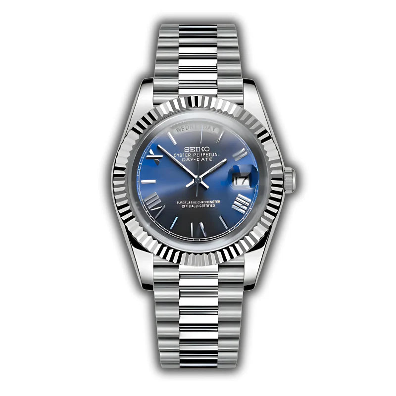 MOD DAYDATE ROMAN BLUE